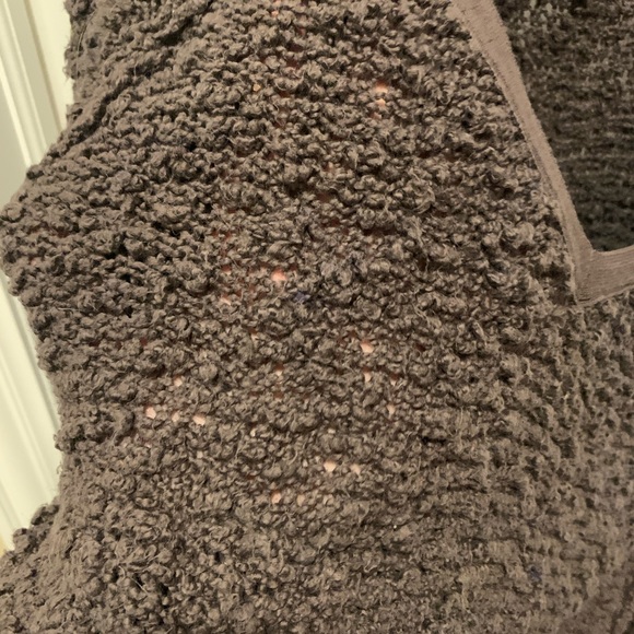 Free People Oversized Deep V Sweater - Picture 2 of 5